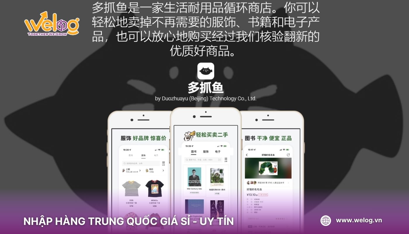 Nền tảng mua đồ cũ Trung Quốc - App 95 (95分)
