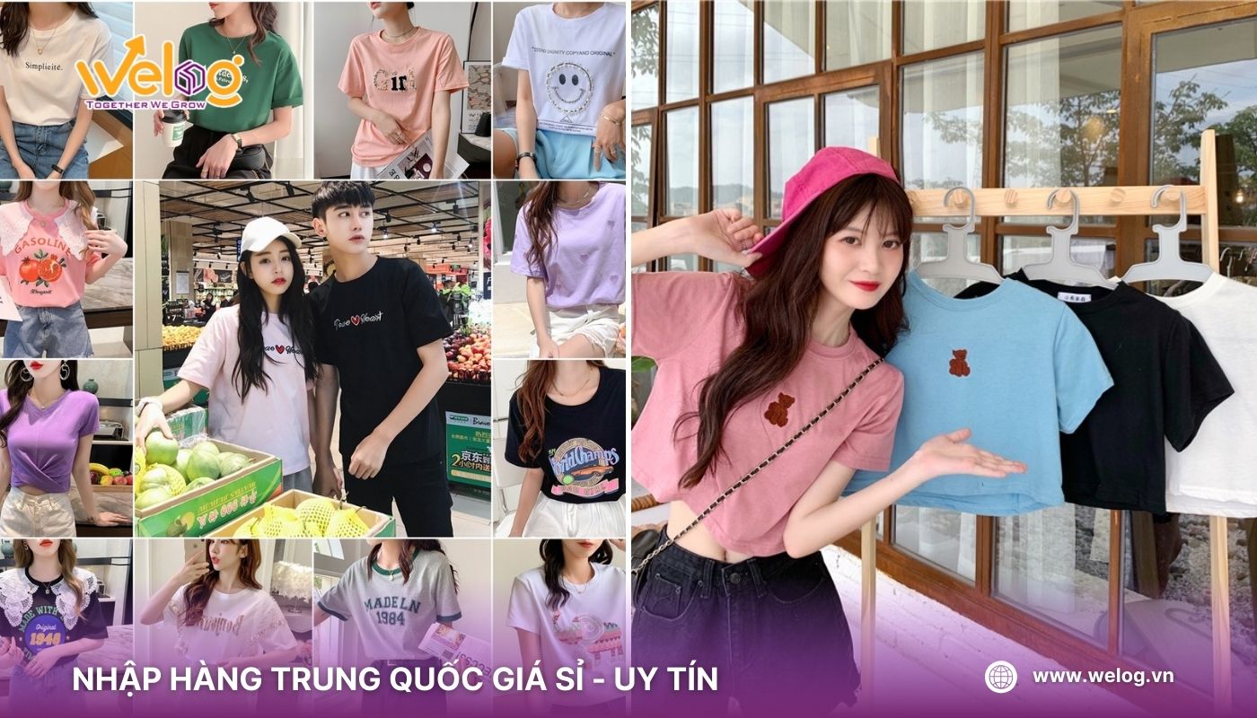 Các mẫu áo thun Quảng Châu đang được ưa chuộng