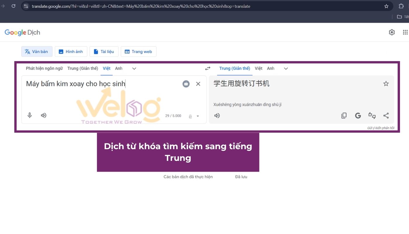 Cách nhập hàng bên Trung Quốc bằng tiếng Việt – Dịch tên sản phẩm sang tiếng Trung để tìm bằng từ khóa