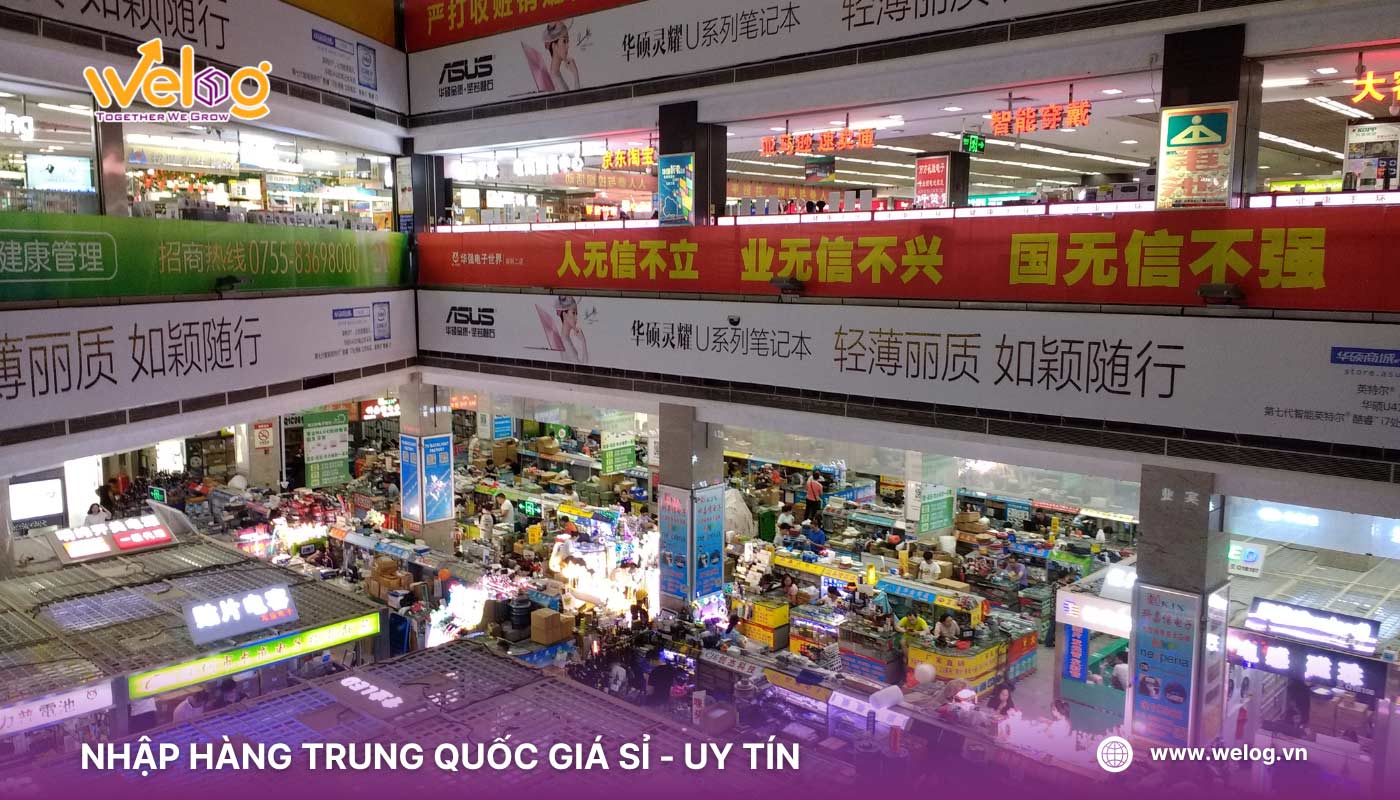 Nhập sỉ hàng trực tiếp tại các chợ điện tử Trung Quốc