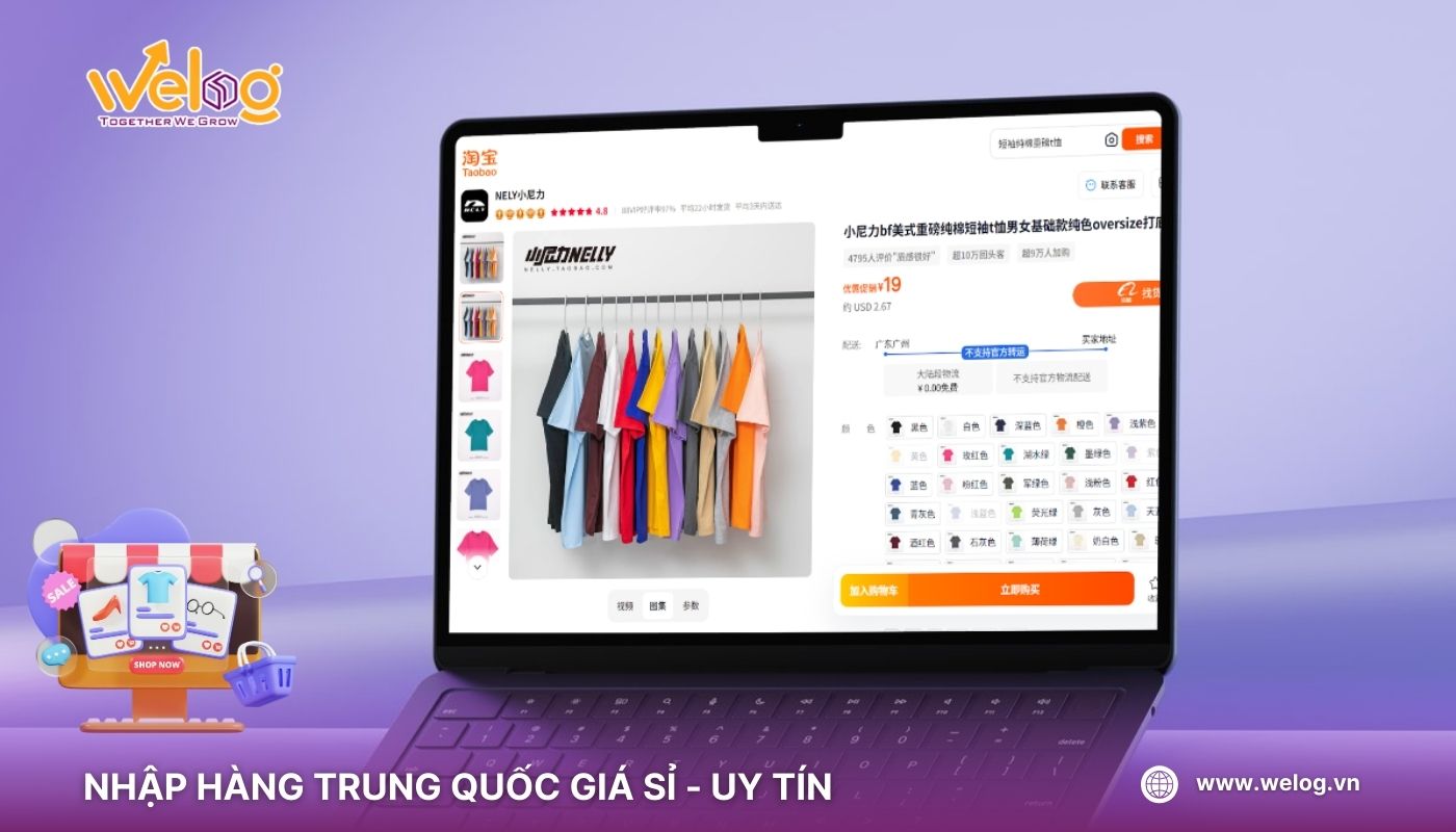 Order áo thun Quảng Châu giá rẻ trên các sàn TMĐ