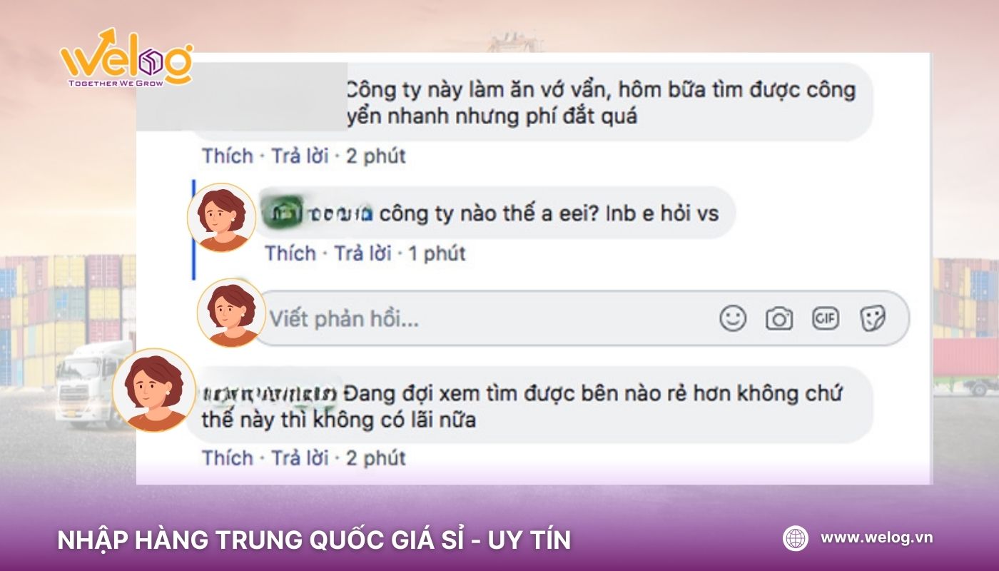 Cho phí vận chuyển hàng Taobao quá cao