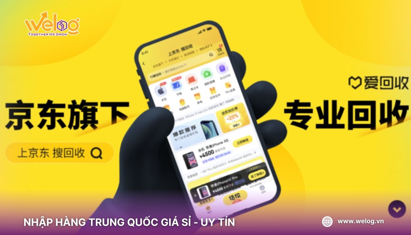 Ứng dụng đặt hàng trên đồ cũ Trung Quốc - Aihuishou