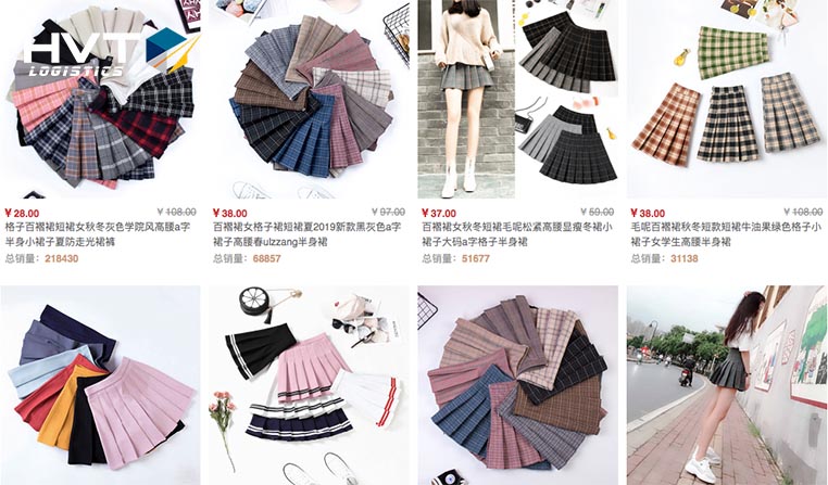 Link shop order váy taobao