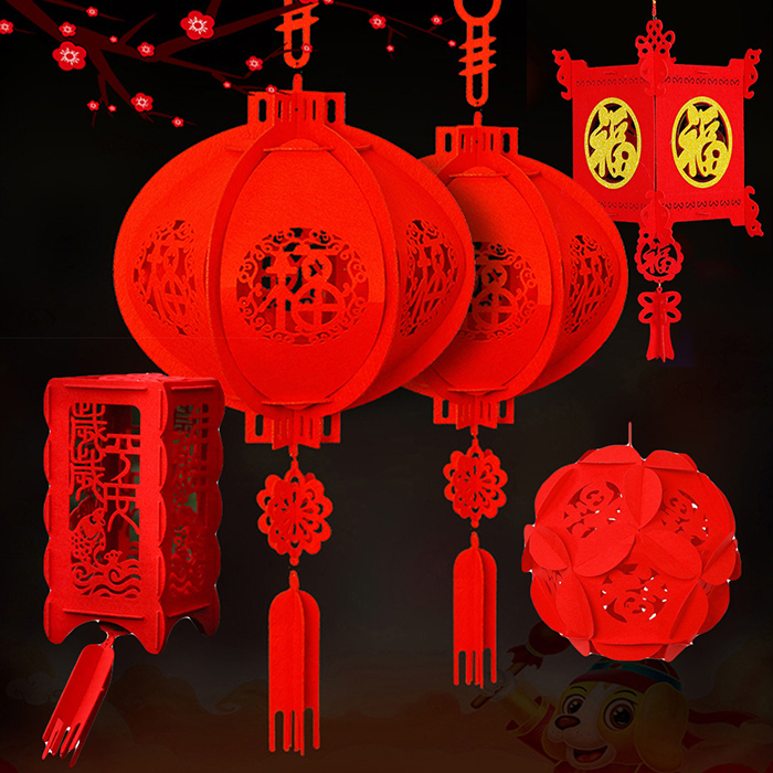 Đèn lồng đỏ Trung Quốc đại diện cho sự may mắn, bình an, tài lộc và phú quý cho gia chủ 
