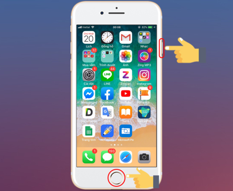 Cách chụp màn hình trên hệ điều hành iOS dành cho iPhone
