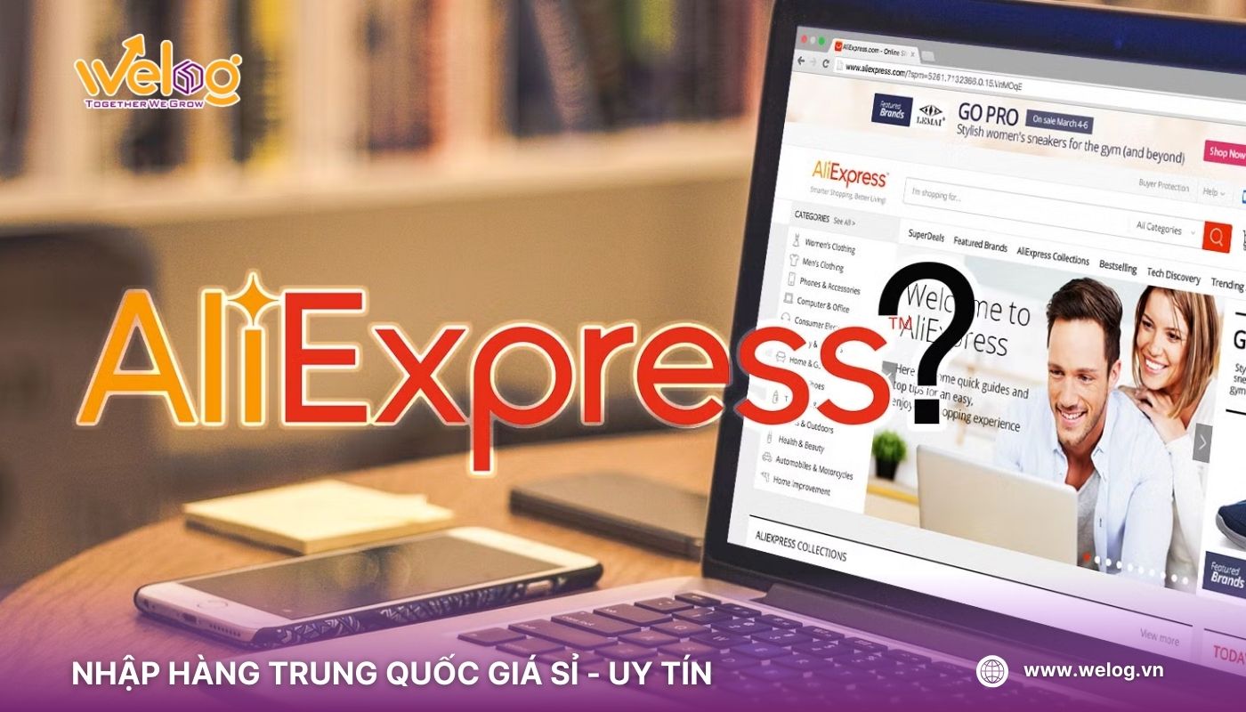 AliExpress.com là sàn TMĐT đặt hàng online nội địa Trung Quốc phổ biến