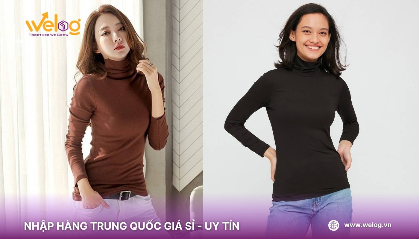 Áo cổ lọ giữ nhiệt
