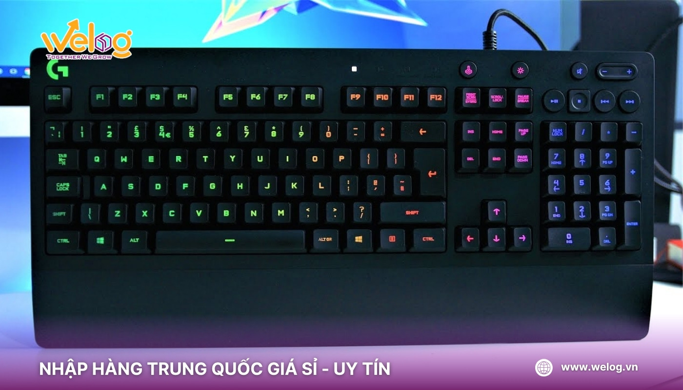 Brand Logitech nổi bật với bàn phím bền, dễ dùng, phù hợp cả làm việc và chơi game