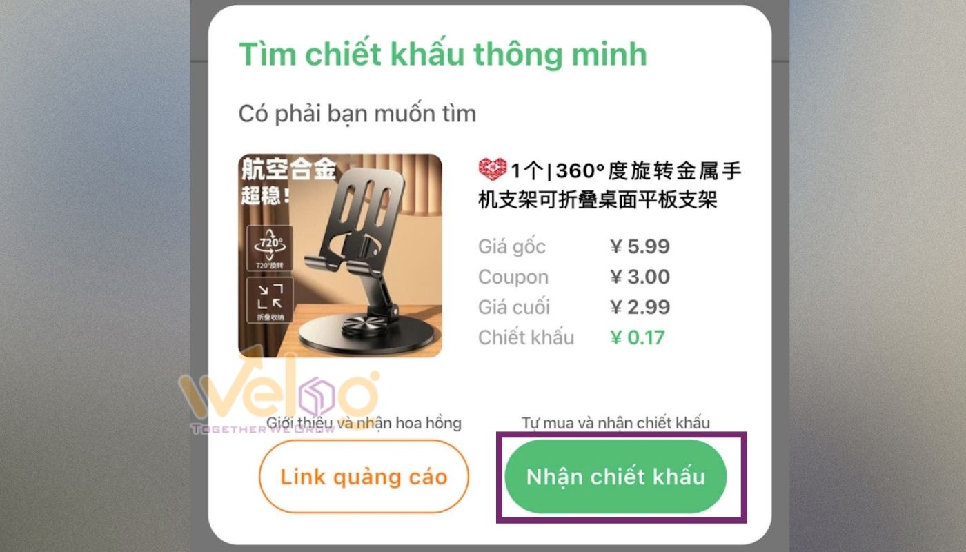 Nhận chiết khấu mua hàng Pinduoduo ưu đãi