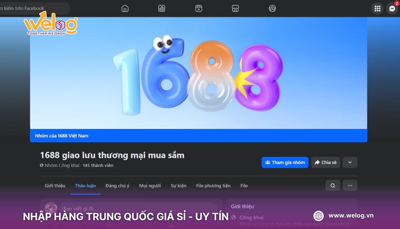 Cách săn sale trên 1688 - Tham gia các group order trên Facebook