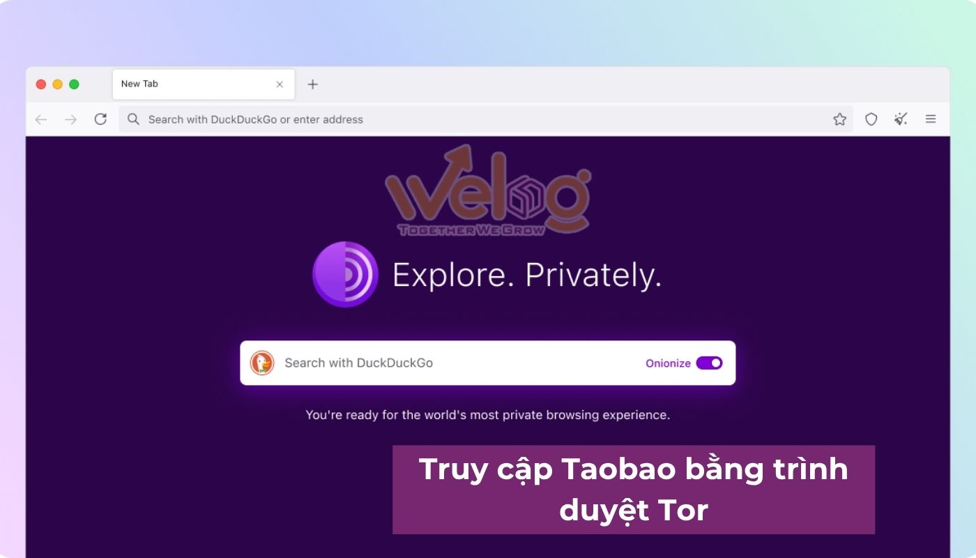 Cách vào Taobao không cần đăng nhập bằng trình duyệt Tor