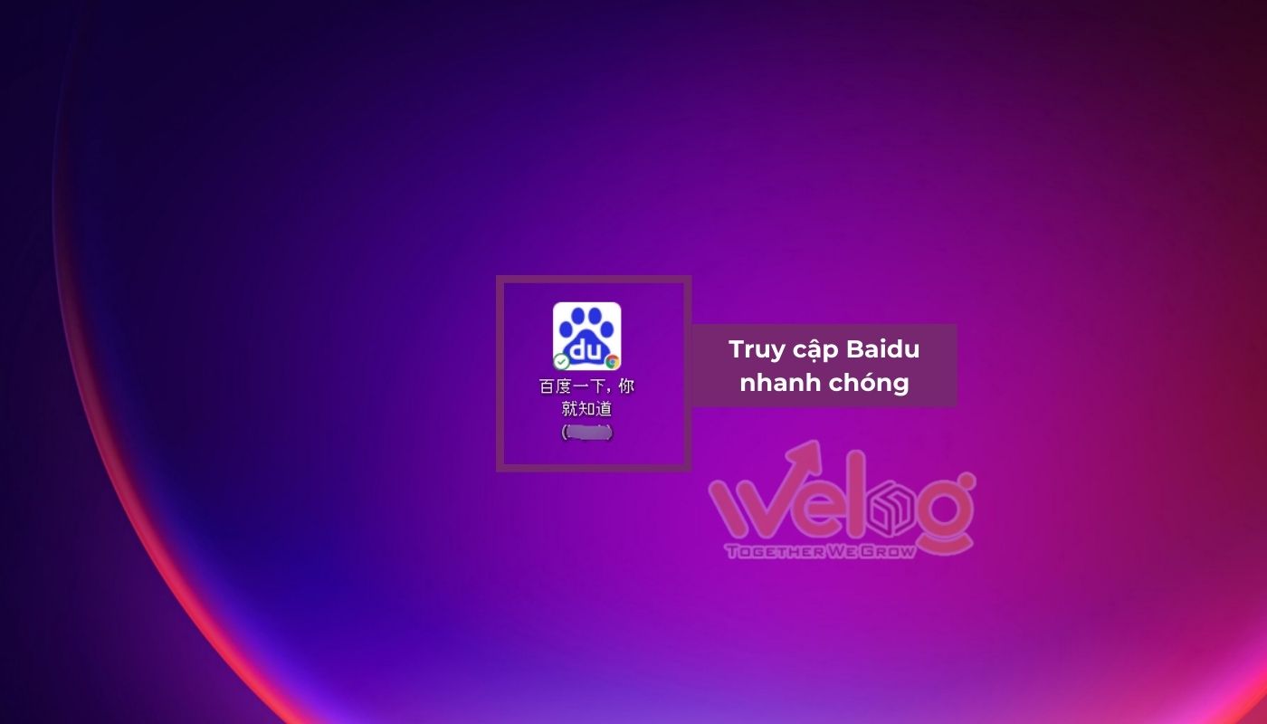 Hoàn tất cài đặt Baidu trên máy tính