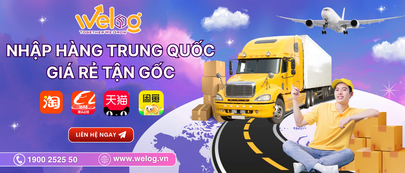 Đặt hàng hóa Trung Quốc trên sàn TMĐT uy tín, giá tốt tại WeLog