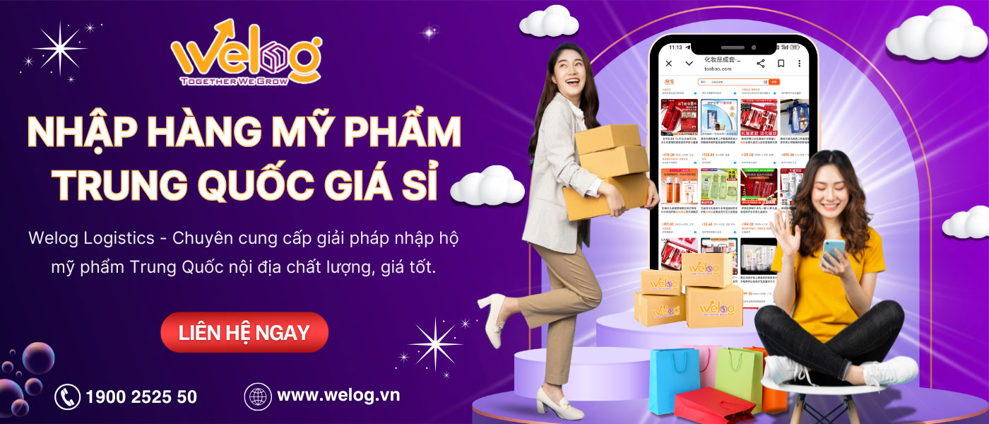 Nhập sỉ mỹ phẩm Quảng Châu giá tốt tại Welog