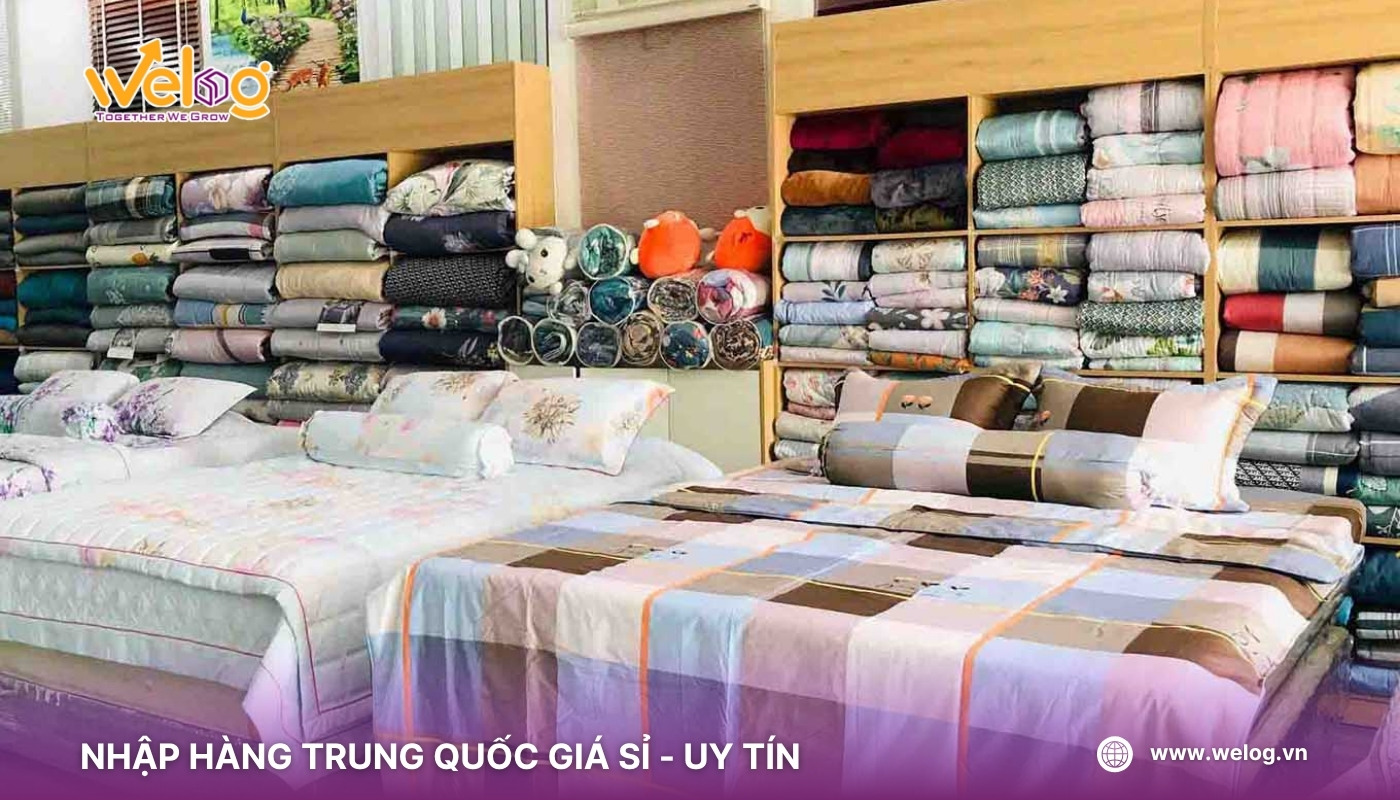Nhập buôn chăn ga gối Trung Quốc ở Quảng Châu giúp kiểm tra chất lượng và chọn được mẫu đúng nhu cầu