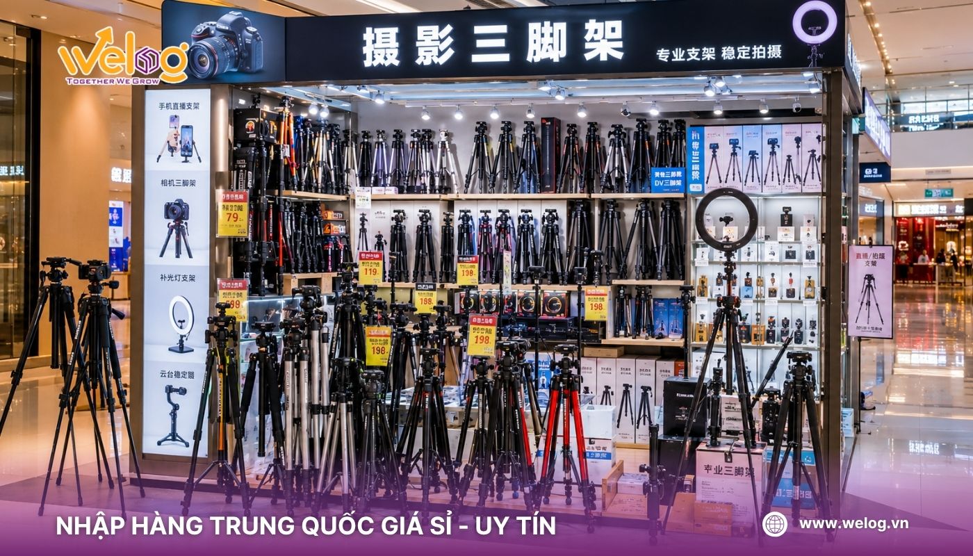 Sang Trung Quốc trực tiếp đánh hàng chân máy ảnh