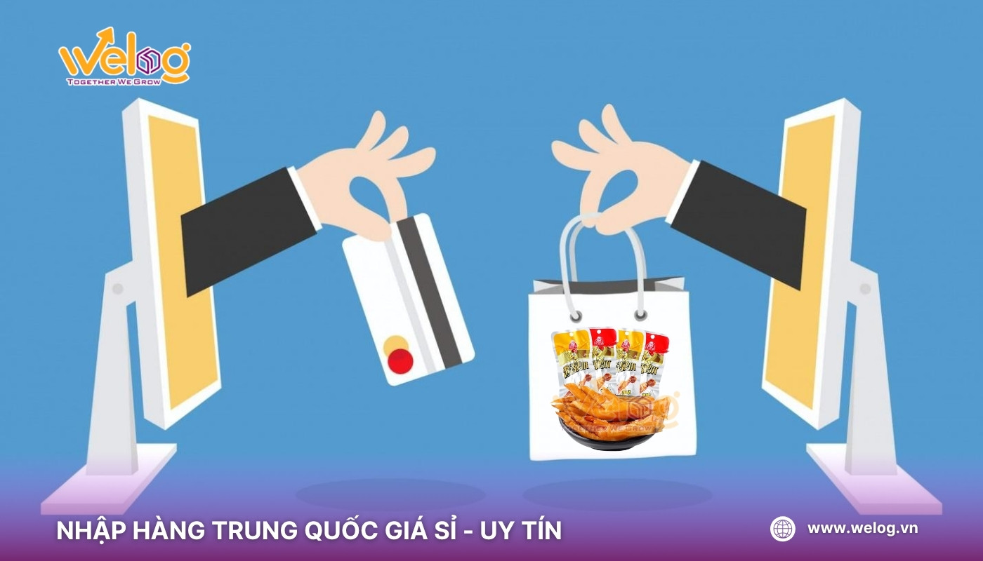 Nhập khẩu đồ ăn vặt Trung Quốc nội địa dễ dàng và an toàn khi sử dụng dịch vụ của WeLog