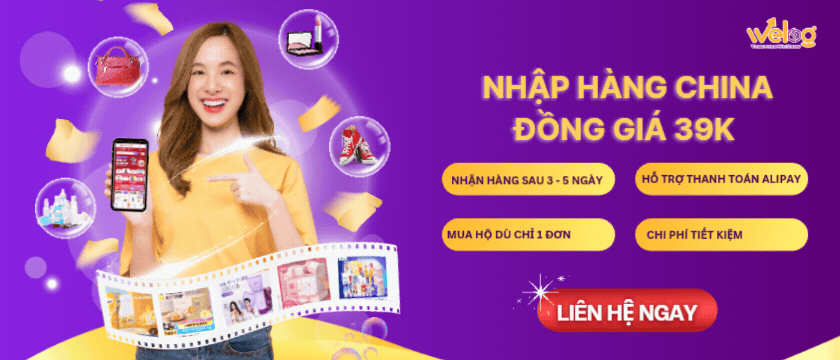 Dịch vụ nhập hàng Trung Quốc đồng giá 39k giá tốt tại Welog Logistics