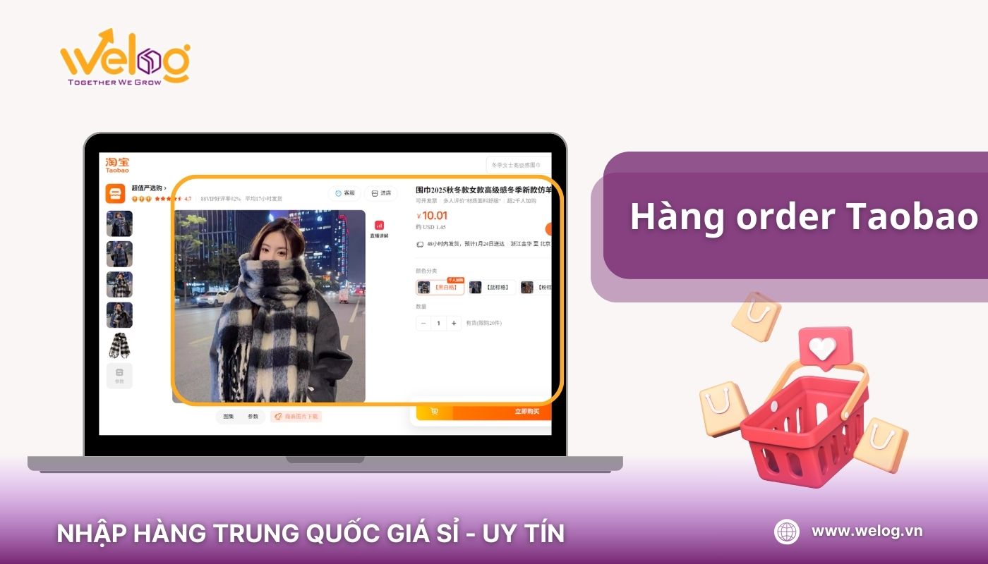 Sản phẩm đặt hàng Taobao là gì