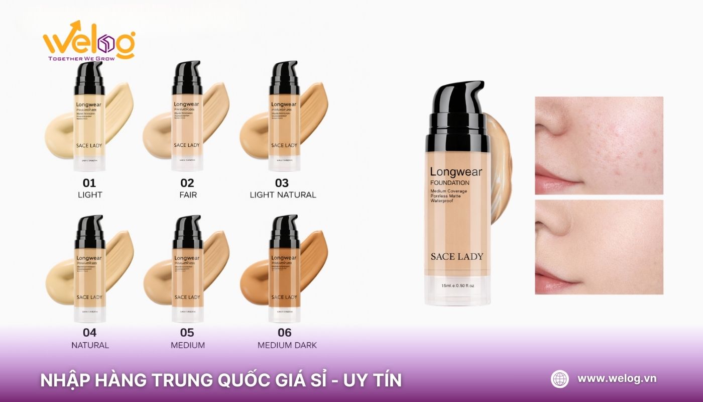 Kem nền nội địa Trung Sace Lady