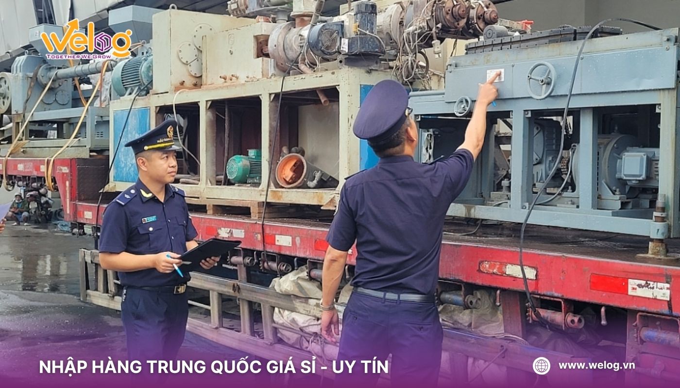 Kiểm tra chất lượng máy móc cũ nhập từ Trung Quốc