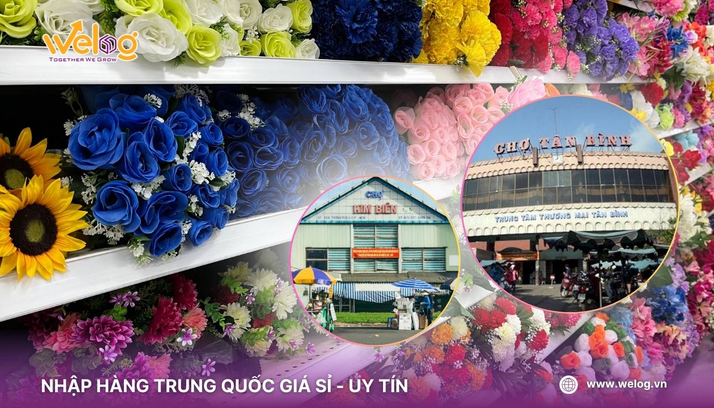 Tìm nguồn hàng hoa sáp nội địa Trung tại các chợ đầu mối Việt Nam