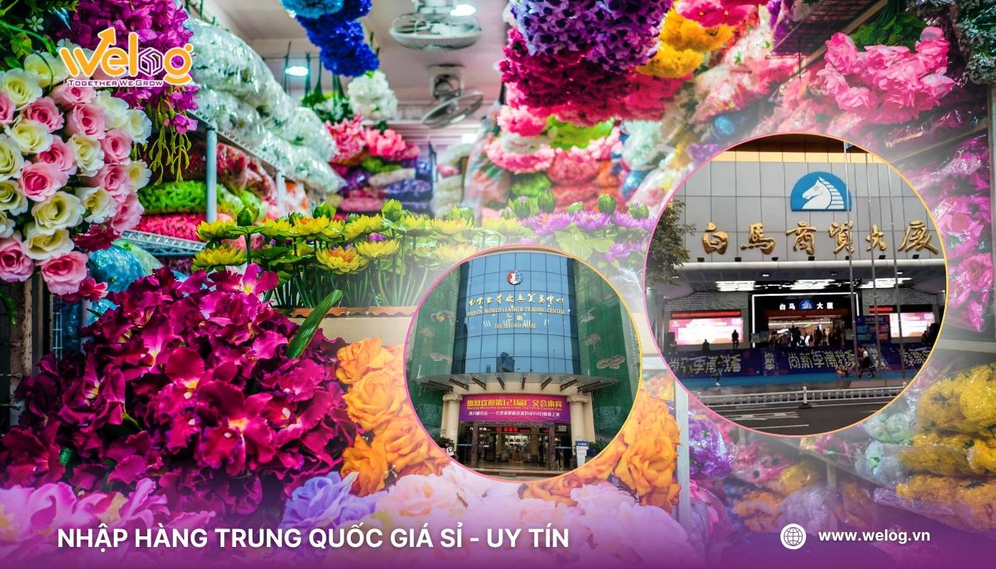 Nhập sỉ hoa sáp từ các chợ đầu mối lớn tại Trung Quốc