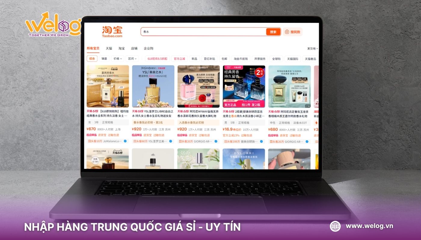 Chỉ cần order Taobao, không cần đến chợ sỉ nước hoa Quảng Châu