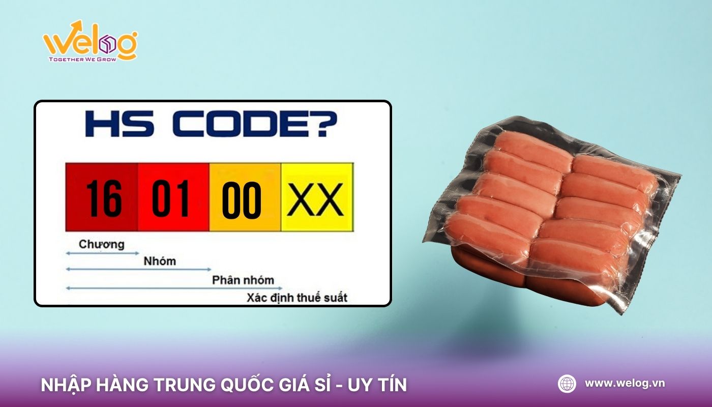 HS Code xúc xích nhập khẩu từ Trung Quốc
