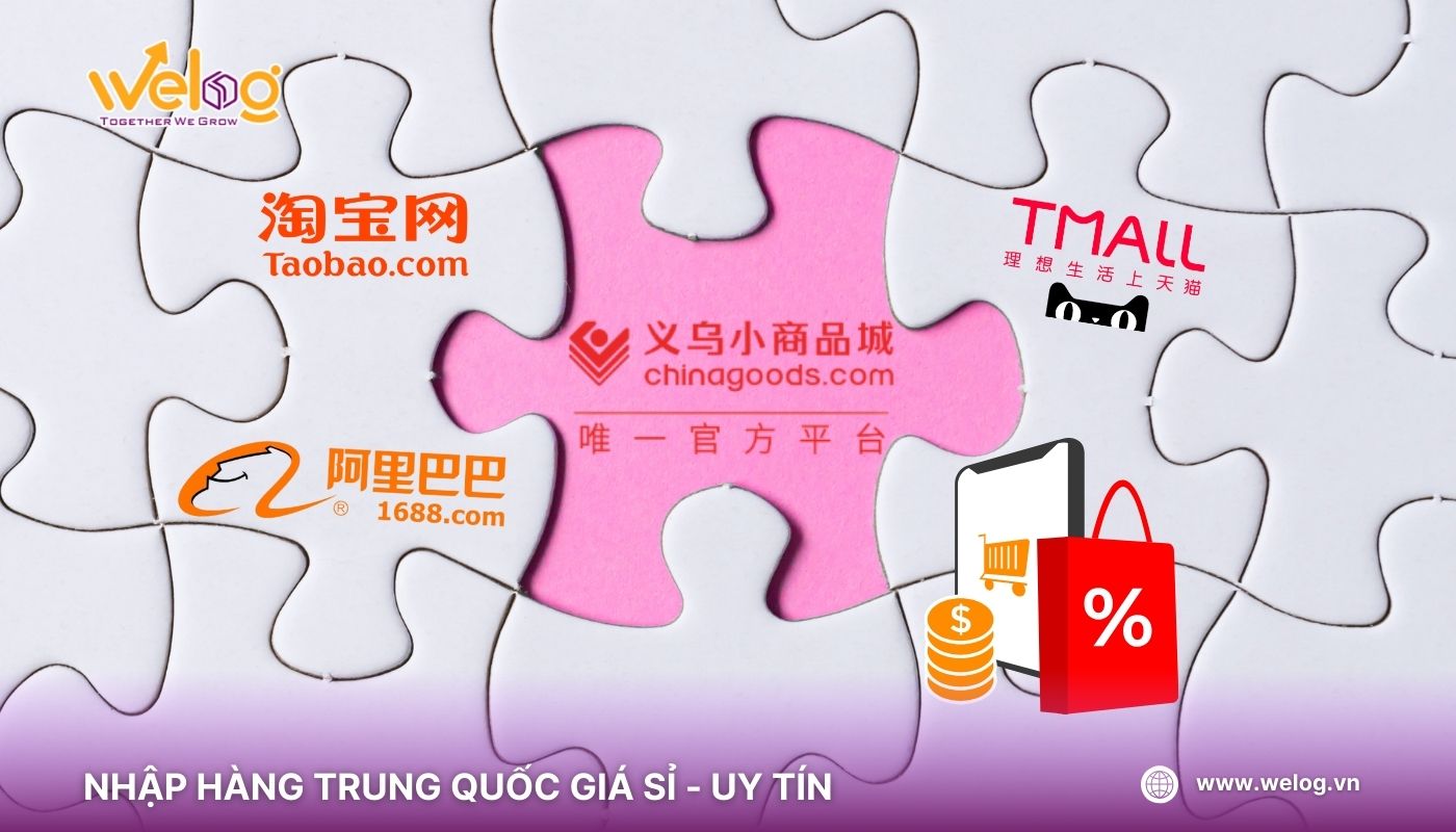 Điểm khác biệt giữa Chinagoods.com, Taobao, Tmall và 1688 khi nhập hàng Trung Quốc