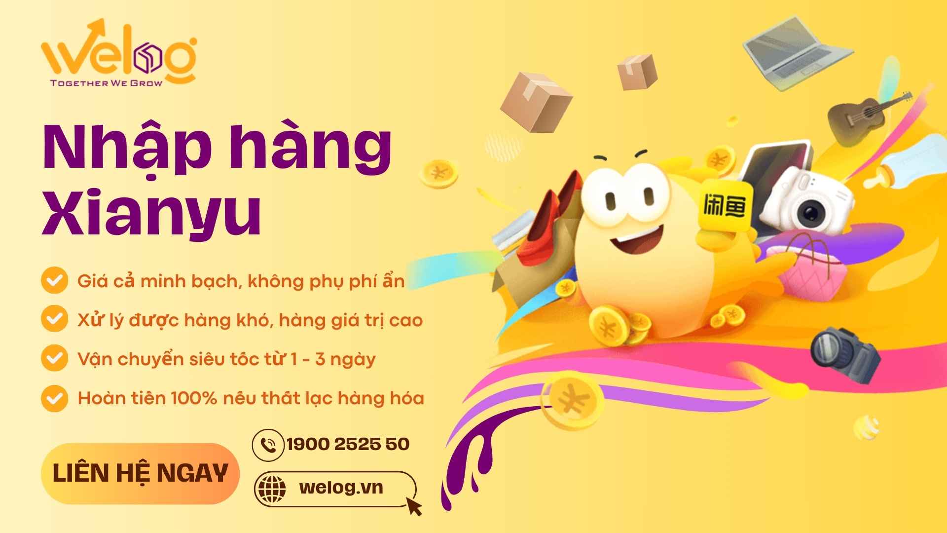 WeLog Logistics công ty order hàng Trung Quốc hàng đầu tại Việt Nam