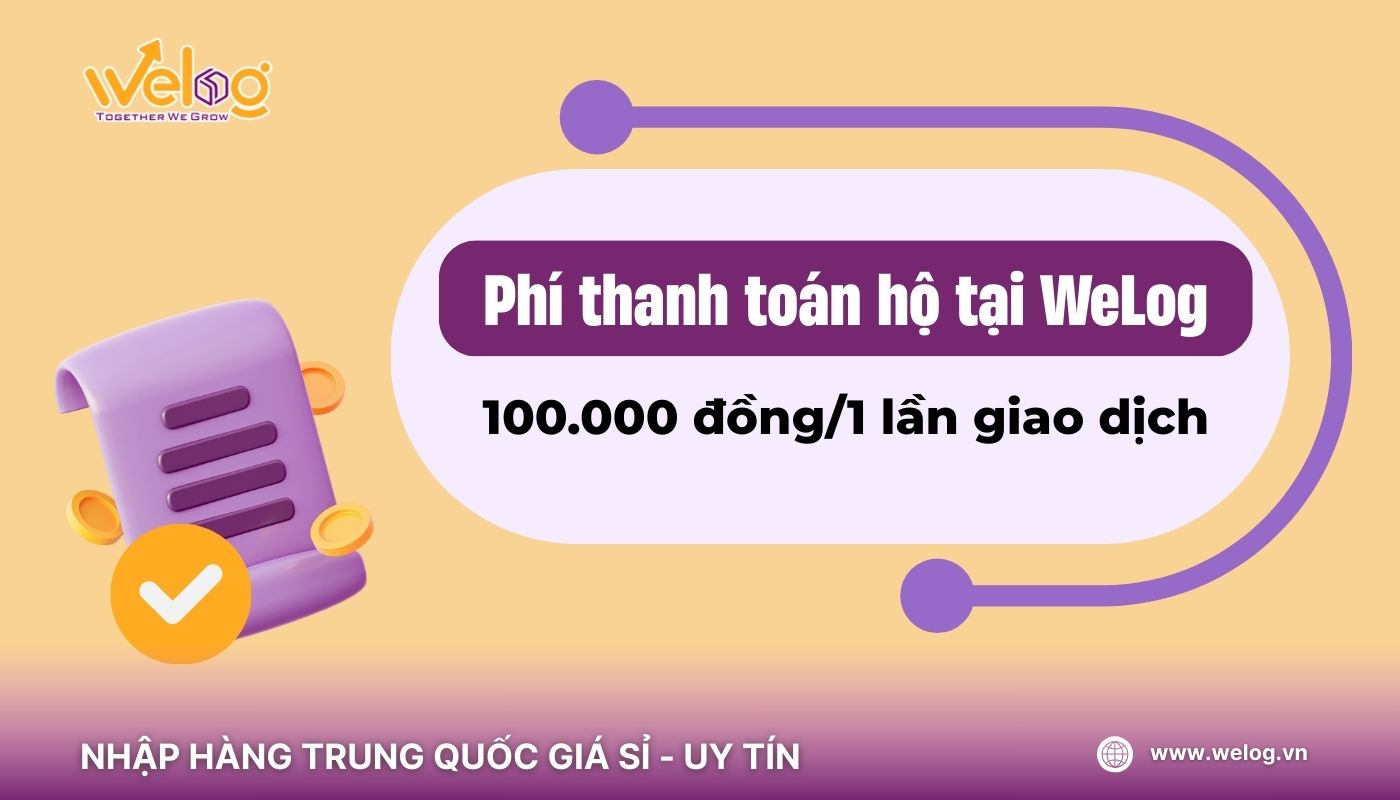 Thanh toán hộ Alipay với mức phí hợp lý tại WeLog