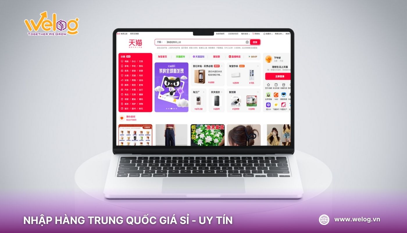 Mua hàng nội địa Trung Quốc chính hãng, giá tốt trên Tmall