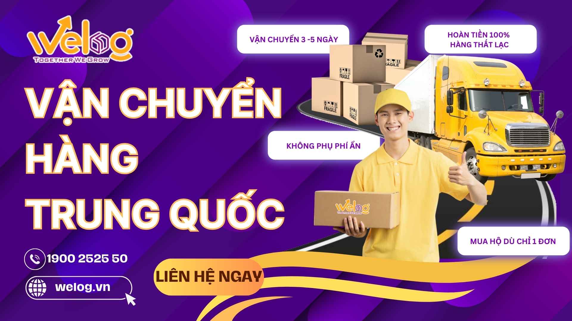 WeLog – đơn vị vận chuyển hàng Trung Quốc uy tín