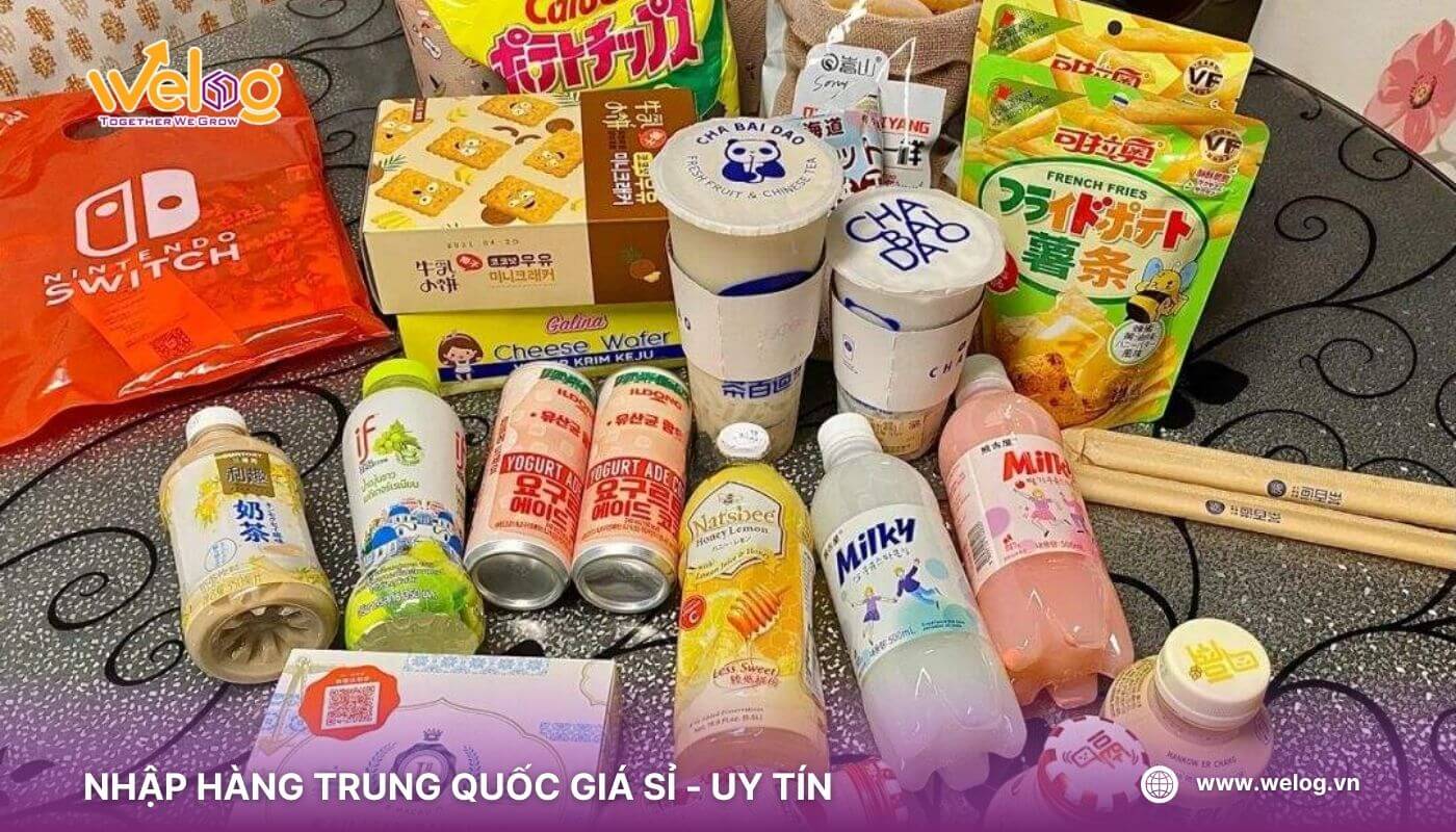 Một số mặt hàng được chấp nhận khi dùng dịch vụ nhập khẩu thực phẩm từ Trung Quốc