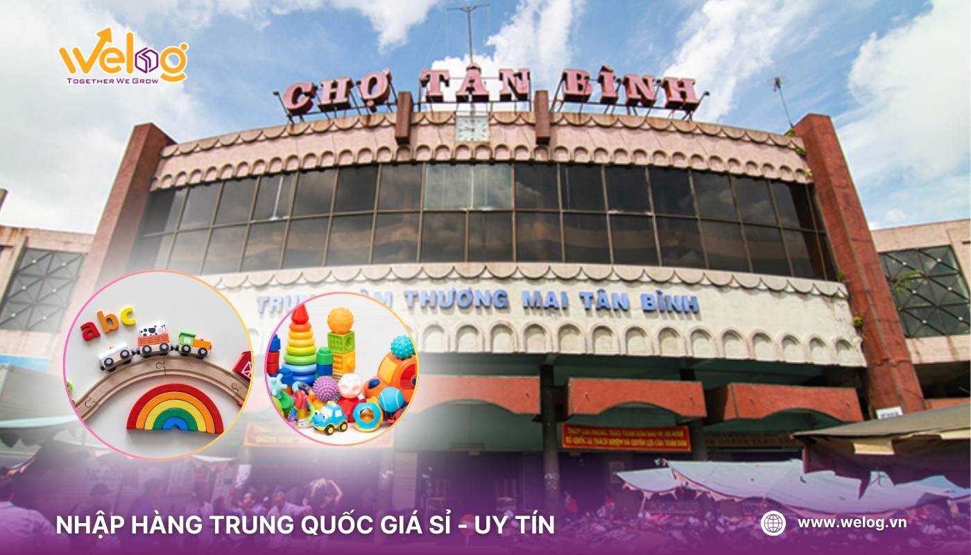 Nhập đồ chơi thông minh tại các chợ đầu mối trong nước