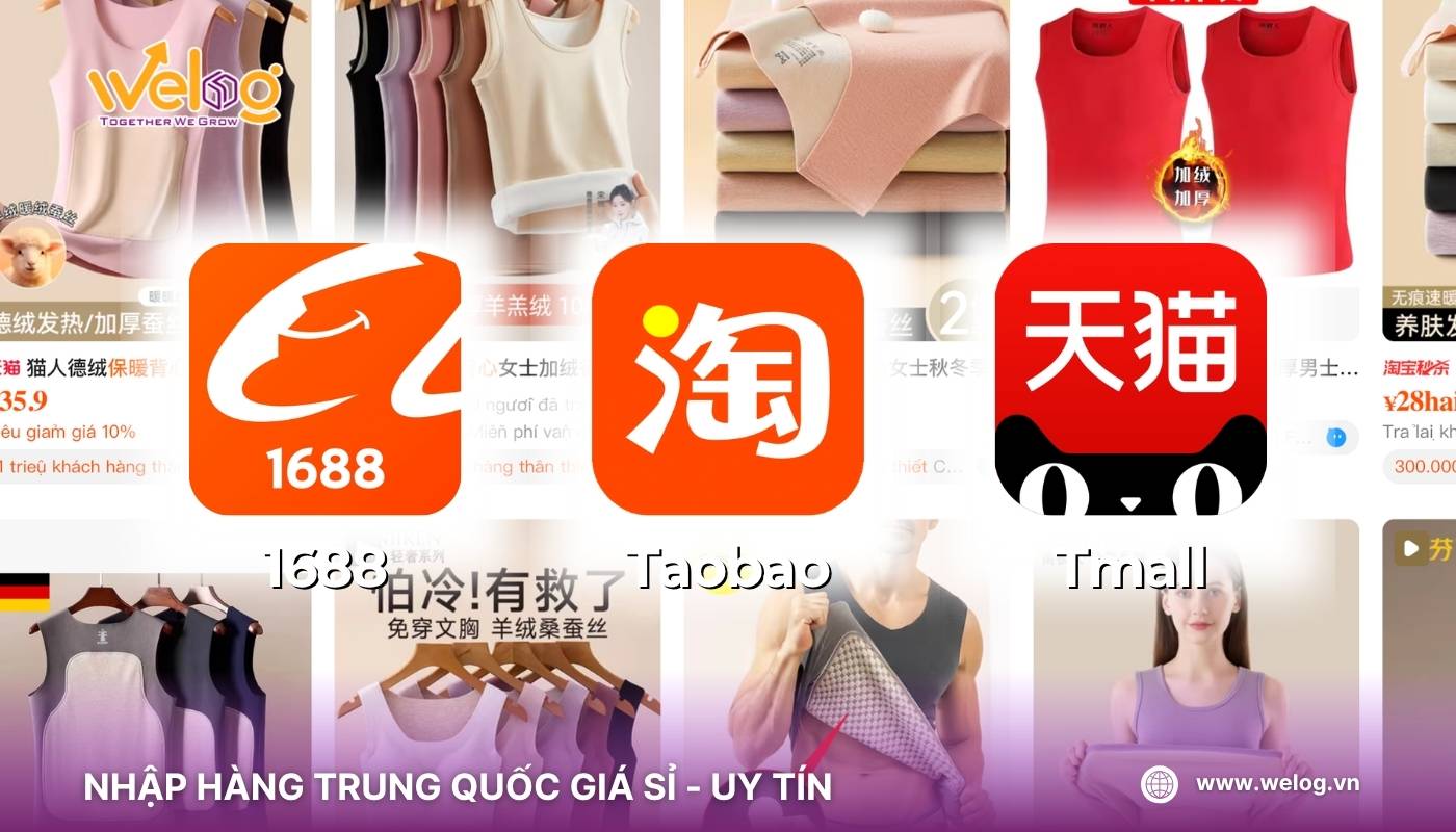 Order áo giữ nhiệt Trung Quốc nhanh chóng qua các sàn TMĐT