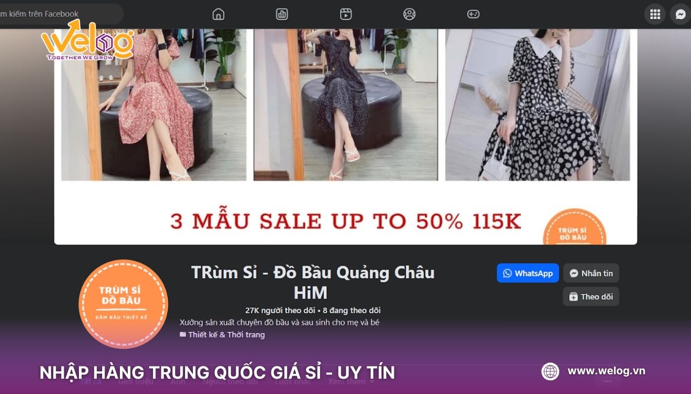 Nhập đồ bầu sỉ Quảng Châu qua shop trung gian trong nước