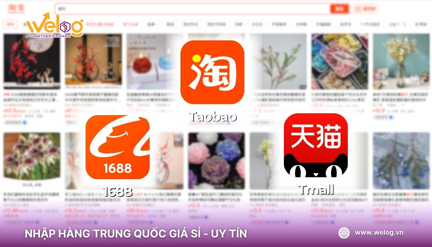 Nhập sỉ hoa sáp qua các sàn TMĐT lớn của Trung Quốc