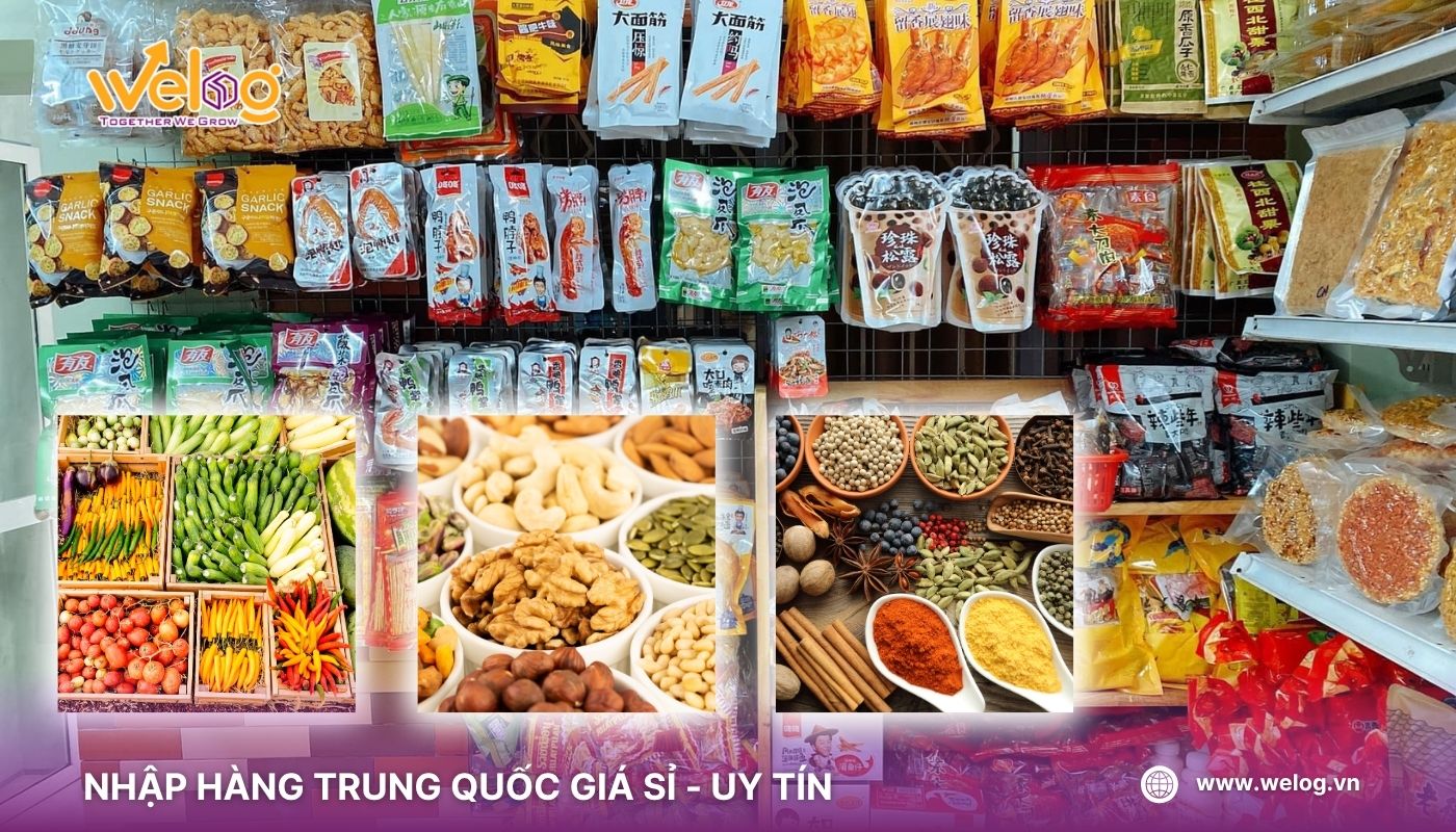 Những loại thực phẩm thường được vận chuyển thực phẩm Trung Quốc 