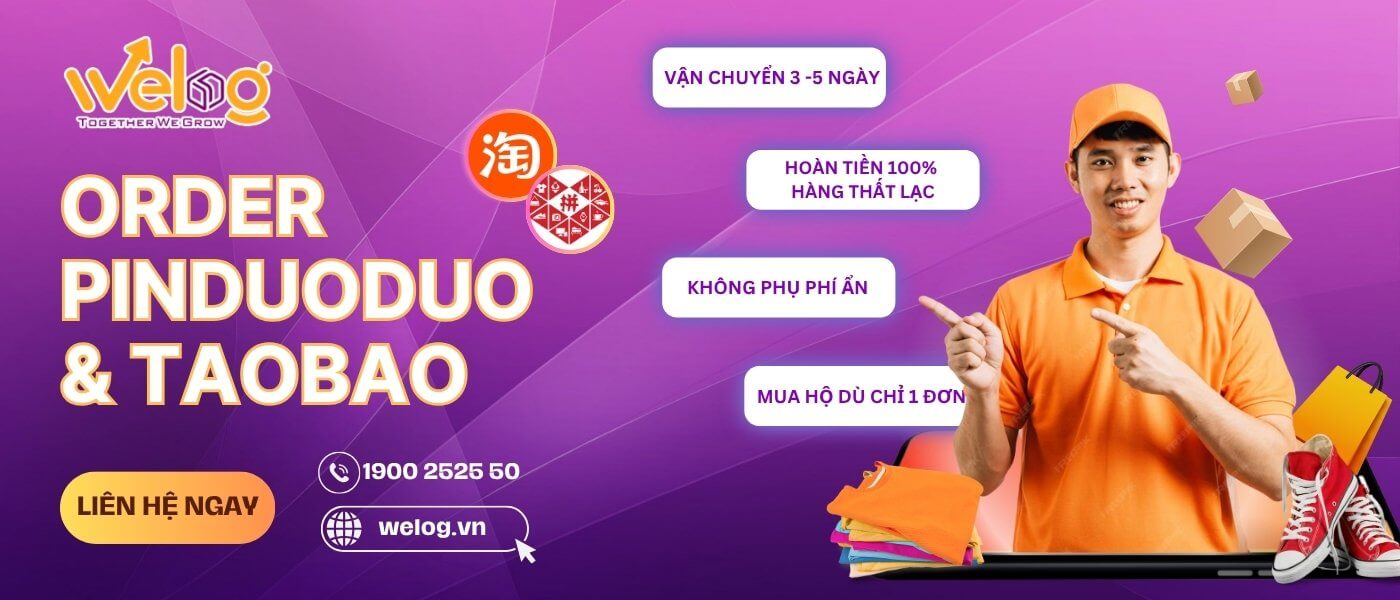 Liên hệ tư vấn về dịch vụ order Pinduoduo và Taobao tại WeLog