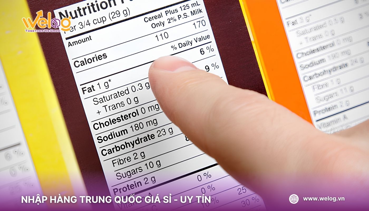 Quy định nhãn mác trong thủ tục nhập khẩu thực phẩm đóng hộp từ Trung Quốc
