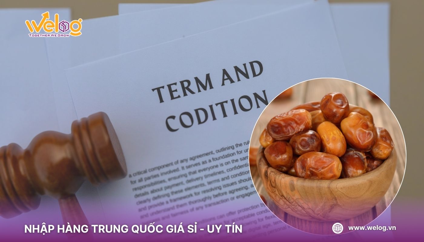 Quy định nhập khẩu chà là khô