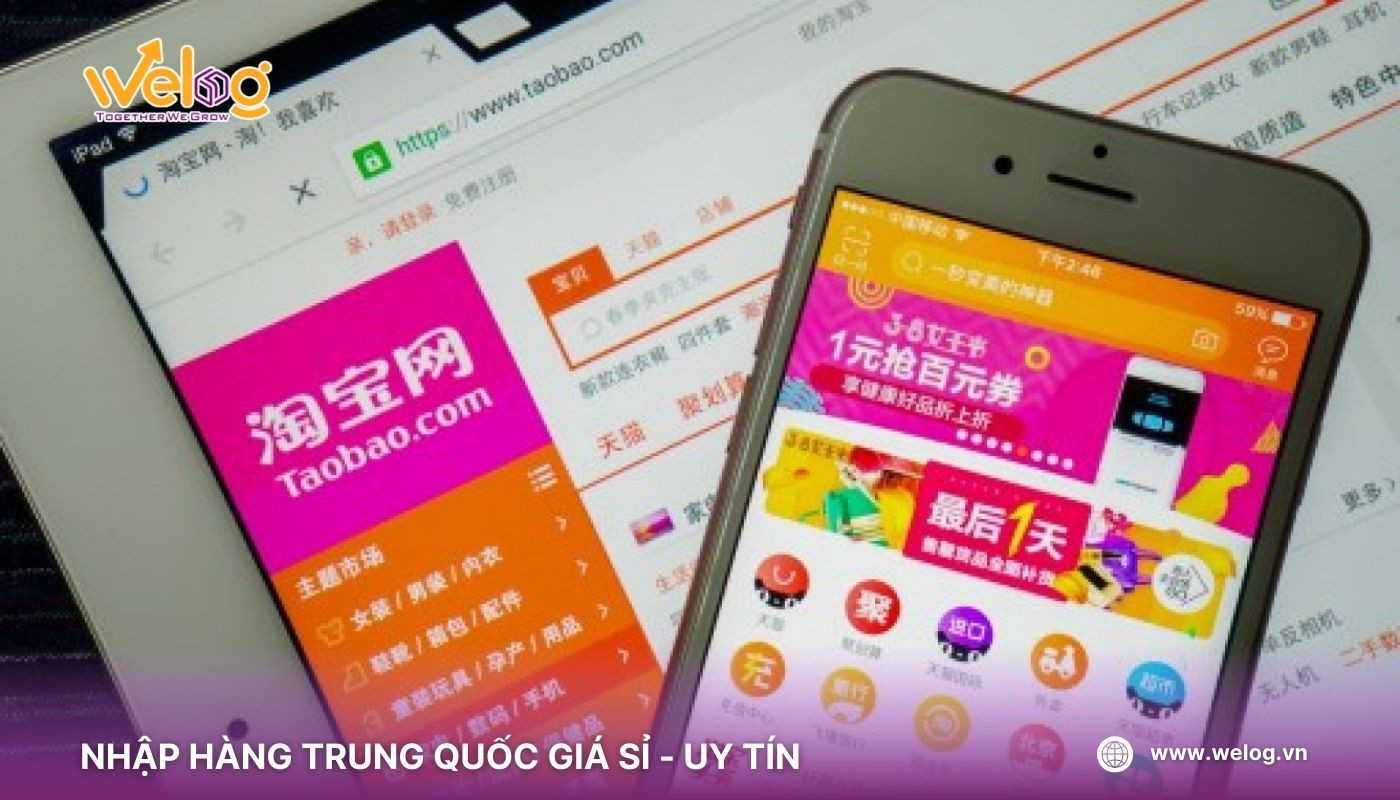 Taobao là một trong những trang nhập hàng Trung Quốc uy tín