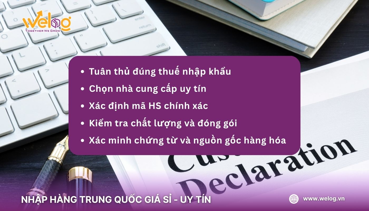 Thủ tục cần biết khi nhập khẩu linh kiện điện tử từ Trung Quốc
