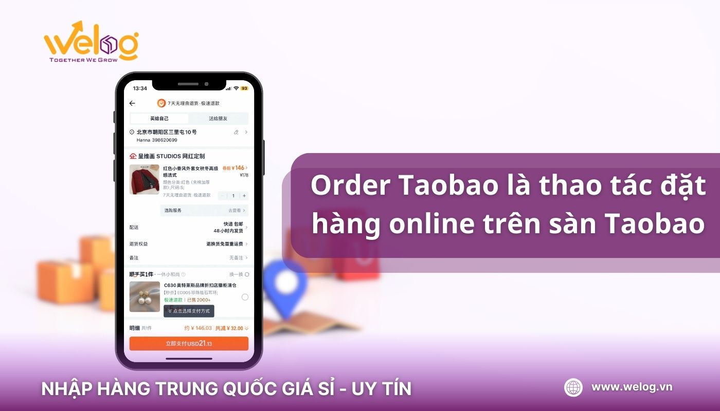 Order hàng Taobao nghĩa là gì