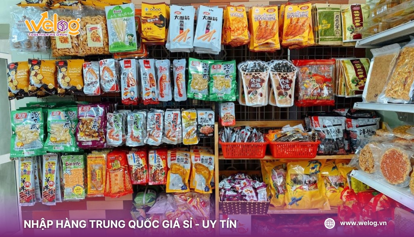 Nhiều chủ shop chọn chợ Việt Nam để tìm nhà cung cấp đồ ăn vặt Trung Quốc nhanh hơn