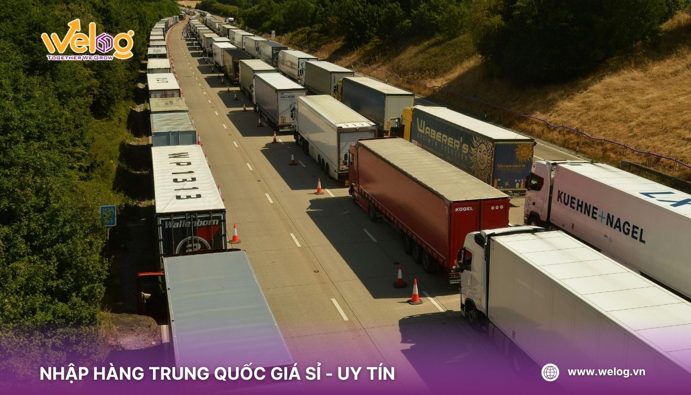 Hình thức ship hàng thực phẩm từ Trung Quốc bằng đường bộ phù hợp với nhiều loại thực phẩm