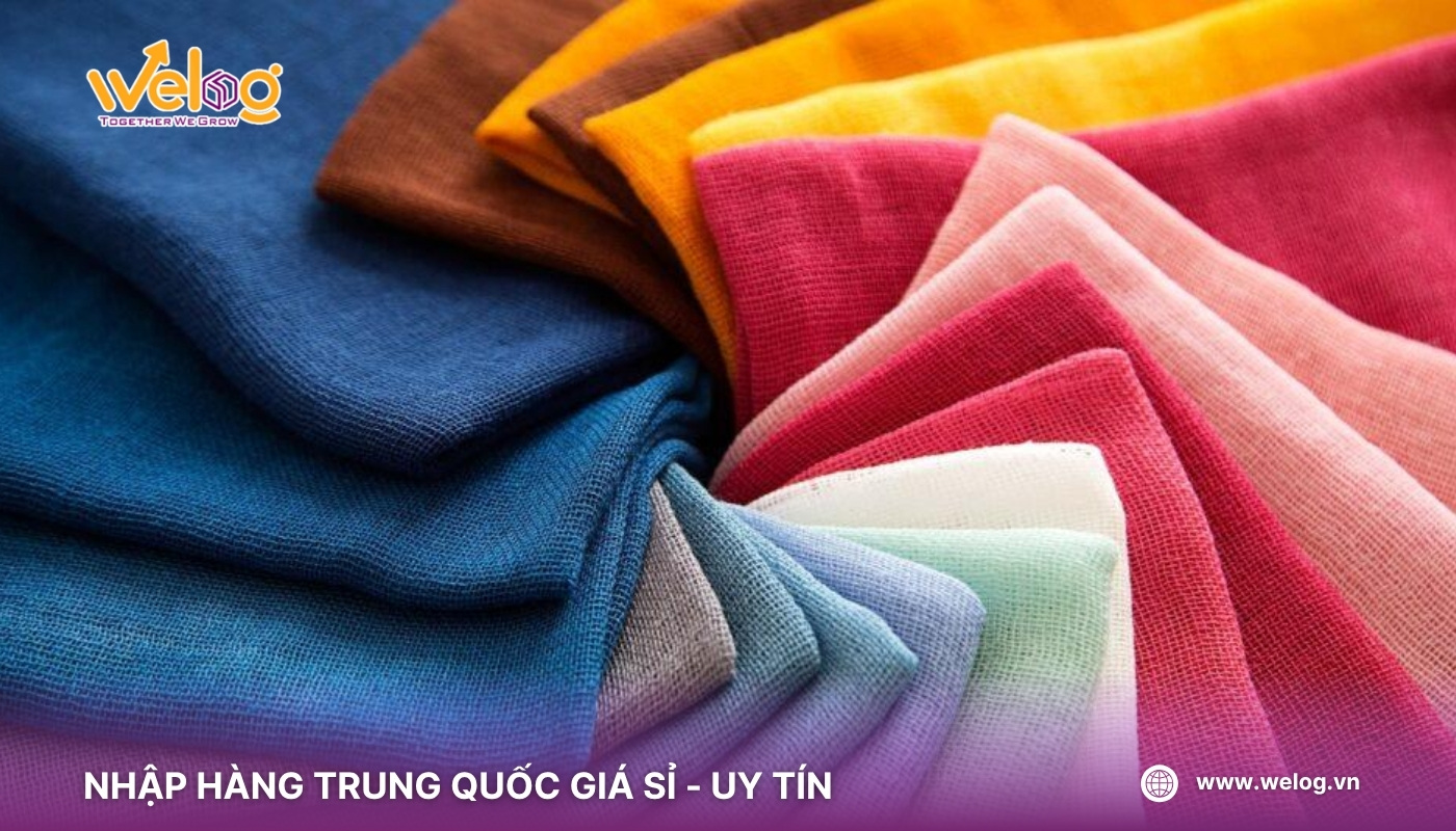 Chất vải hàng Trung Quốc được ưa chuộng nhờ giá rẻ, màu sắc đẹp và dễ bán lại